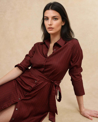 RAREISM Women A-line Multicolor Mini/Short Dress