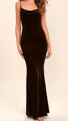 Cuckoo Loca Women Bodycon Brown Ankle Length Dress