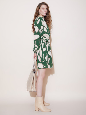 VERO MODA Women A-line Green Mini/Short Dress