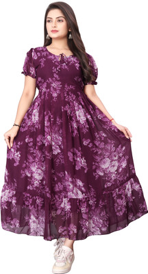 Bhadani Women Maxi Multicolor Full Length Dress