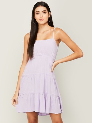 Ginger by Lifestyle Women A-line Purple Dress