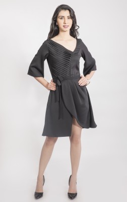 Delis Women A-line Grey Dress