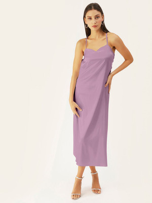 Dressberry Women Maxi Purple Midi/Calf Length Dress