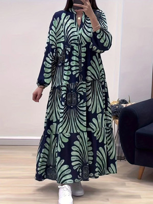all about you Women Maxi Green Midi/Calf Length Dress