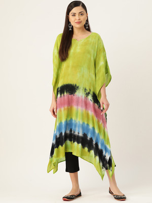 CORSICA Women Kaftan Multicolor Below Knee Dress