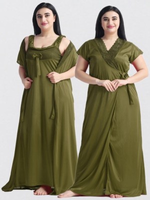 DreamBe Women Robe(Green)