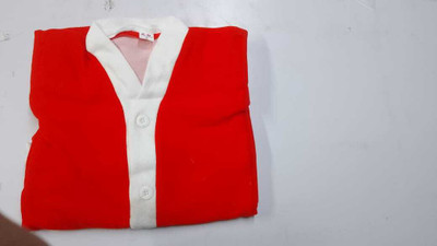 Master Collection Girls Party Cotton Fleece Blend Full Sleeve Top(Red, Pack of 1)