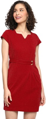 LATIN QUARTERS Women A-line Maroon Dress