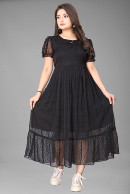 premarth Flared/A-line Gown(Purple)