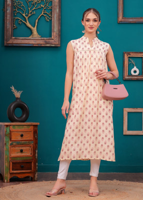 Highlight fashion export Women Fit and Flare Pink Midi/Calf Length Dress