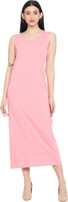 ROARERSS Women Maxi Pink Full Length Dress