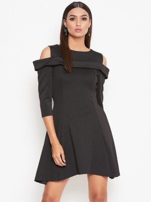 La Zoire Women Shift Black Dress