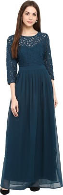 La Zoire Women Maxi Green Dress