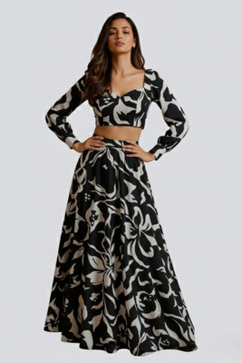 Sylora Women Maxi Black Full Length Dress