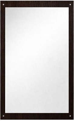 Malbro Wall Hanging Dressing Mirrors Decorative Wall Plain Mirror Engineered Wood Dressing Table(Finish Color - , Brown, Pre-assembled)