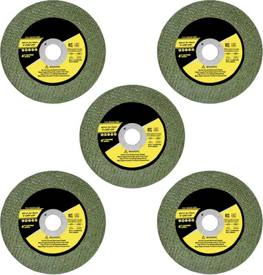 Kiesh MCW01 5 Pcs 4 Inch Double Net Cut off Wheels for Metal and Stainless Steel Cutting using Angle Grinder