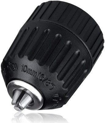 AS TOOL CENTER Chuck For Driver Wrench Features: 0.8-10mm Keyless Drill Chuck 3/8-24Unf Thread Drill Chuck