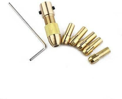 onechance One For All Drill Chuck Set for 775 DC Motor (5 mm Shaft) metal drill chuck collet bits