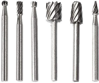 wagela Rushed Promotion Tungsten Carbide Twist Drill Bit 6pc Woodworking Tools Drill Hss Bit Set Wood Carving Burr for Glass Bits