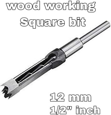 REHTRAD 12mm Square Hole Saw Bit,Woodworking Tools,Woodworking Square Drill Bits