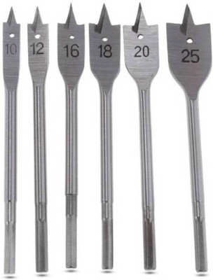 Inditrust new Multi size Latest 6pc Flat wood bit set for wood working