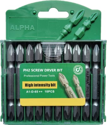 ALPHABET Screw-Driver PH2 65MM screw driver bits (Pack of 10)