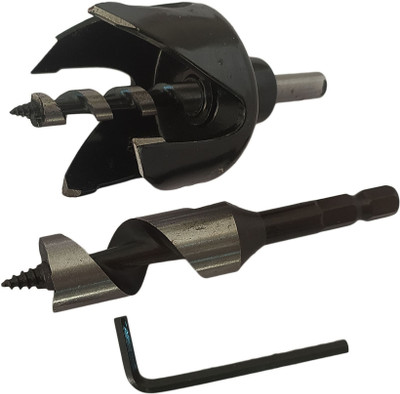 Inditrust new 54 mm Door Lock Installation kit 2 pcs auger type 22 m auger Drill bit kit