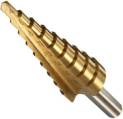 ruhitools 1 Pc Hss tools Step Drill 4mm-22mm Drill bit set Titanium HSS 1 Pc Hss tools Step Drill 4mm-22mm Drill bit set Titanium HSS