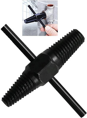 SHUANG YOU Screw Extractor Broken Bolt Remover Tools Dual-Head Water Pipe Screw Removal Tool Broken Bolt Remover for 1/2 Inch 3/4 Inch Pipes Valve Faucet