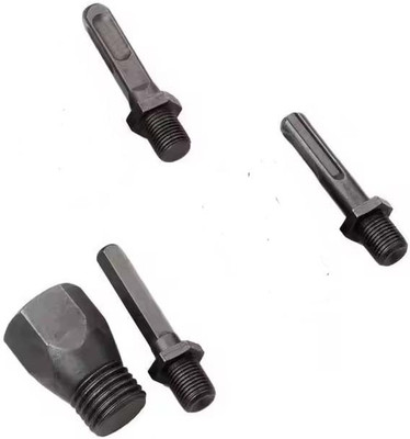 AS TOOL CENTER 3 Pieces Conversion Joint Connecting Rod Sleeve And 1Piece SDS Plus Shank Electric Wrench Conversion Electric Hammer Multifunctional Impact Drill Electric