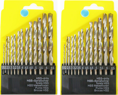 Inditrust 13 Pcs set of 2 HSS For Wood and Metal