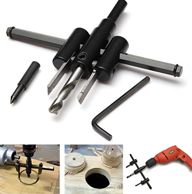 REIOENT Adjustable Metal Wood Circle Cutter Kit Hole Saw Drill Bit DIY Tool 30-120mm high quality Circle Cutter