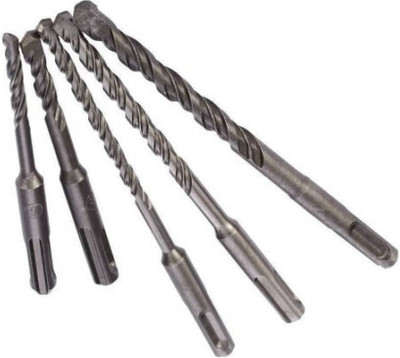 Inditrust new 5pcs/set SDS Shank Electric Hammer Drill Bit Set SDS PLUS Rotary new Hammer Impact DrillBit Concrete Masonry Drill 6x110 8x110,6x160,8x160,10x160