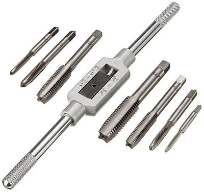 A&S TOOLSHOP M3-M12 Tap Handle Reamer Wrench Set Die Die Metric Hss Thread Repair Tool, Fixed Square