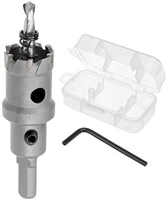 AS TOOL CENTER 25mm Carbide Tip Tooth Hole Saw, TCT Cutter Drill Bit w Hex Wrench