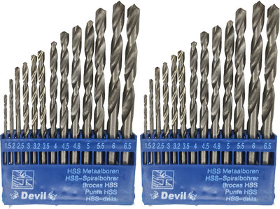 Inditrust 13 pc 2 set HSS drill bit set for drilling in Wood, Malleable Iron, Alumin