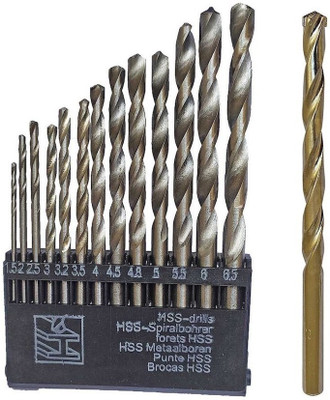 Inditrust new 13pc HSS bit and 1pc 6mm masonry drill bit (Pack of 2)