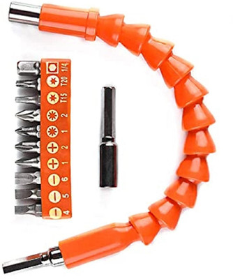 RMGS Screwdriver flexible shaft bit set extension size-1/4inch Screwdriver Bit 13pcs Set (USE ANYWHERE)