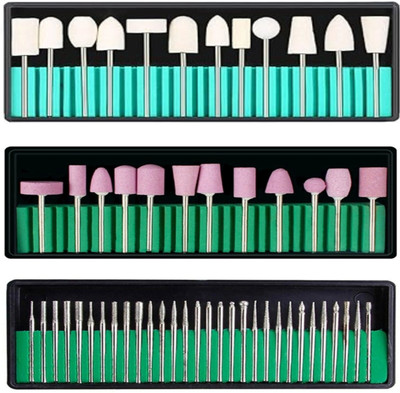 wagela 54 Pcs Sand diamond felt cutters for milling machines DRILL BIT SET Specialty Woodworking Bits Set(Pack of 54)