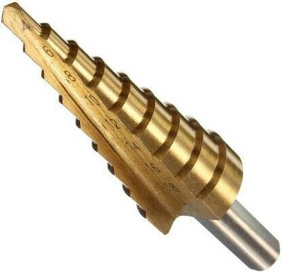 ruhitools 1 Pc Hss tools Step Drill 4mm-22mm Drill bit set Titanium HSS 1 Pc Hss tools Step Drill 4mm-22mm Drill bit set Titanium HSS