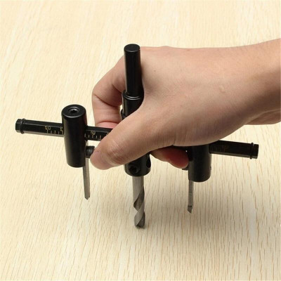 Gambit Circle Cutter New Flexsteel Adjustable Circle Cutter Drill Bit Kit Metal Wood Twist Hole Diy Woodworking Tool