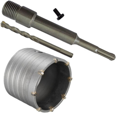 Inditrust new 65mm Concrete Hole Saw with 200mm Concrete Rod set (Pack of 2)