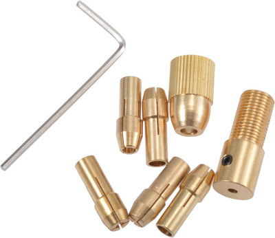 Gadariya King 555 MOTOR Drill Bit Collet 7Pcs/Set 0.5-3mm Micro Twist Drill Chuck Set
