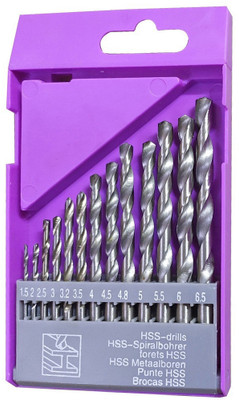 DUMDAAR new Premium Tool HSS Drill Bit Set Of 13Pc For Wood, Metal Plastic Home Drilling