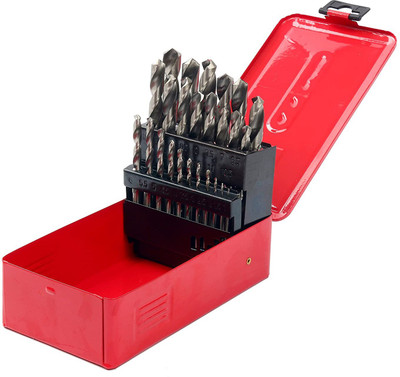 Digital Craft 25Pcs/Set 1Mm - 13Mm Drilling Bit Hss High Speed Steel Drill Bits Set Woodworking Drills Power Tools