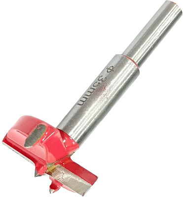 uptodatetools Forstner Drill Bits 35mm, Tungsten Carbide Wood Hole Saw Auger Opener Woodworking Hinge Hole Drilling Boring Bit Cutter,Round Hole Drill Bit for Wood