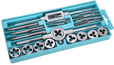 NITYA 20pcs Taps And Dies Set M3- M12 Screw Thread & Tap