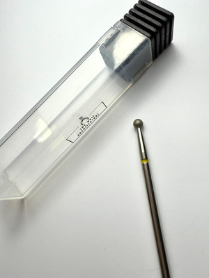 The Nail Architecture (Yellow, 3.0 XF) Diamond Ball Nail Drill Bit
