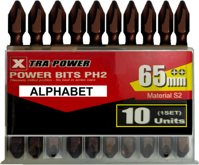 ALPHABET High Quality 65MM Screw Driver Bits Standard Screwdriver(Pack of 10)