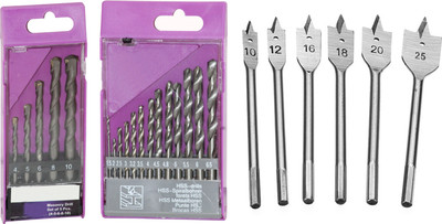 Digital Craft 13 PCS Round Shank Coated HSS Titanium Twist Drill Bit Set 1.5-6.5mm Metal Wood Drill 5pcs Masonry Drill Bits Tungsten Carbide Tipped Concrete Drilling Set Size 4/5/6/8/10mm Power Tool Accessories 6pcs Flat Wood Drill Bit Set Hex Shank Boring Bit For Wood PCB Plastic Hardwood Board Hol Digital Craft 13 PCS Round Shank Coated HSS Titanium Twist Drill Bit Set 1.5-6.5mm Metal Wood Drill 5pcs Masonry Drill Bits Tungsten Carbide Tipped Concrete Drilling Set Size 4/5/6/8/10mm Power Tool Accessories 6pcs Flat Wood Drill Bit Set Hex Shank Boring Bit For Wood PCB Plastic Hardwood Board Hol